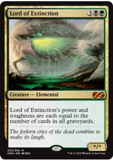 (英)【Foil】絶滅の王 / Lord of Extinction【UMA】 No.203