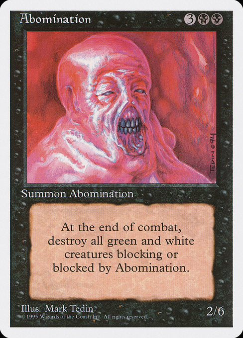 (英)忌まわしき者 / Abomination【4ED】 No.117