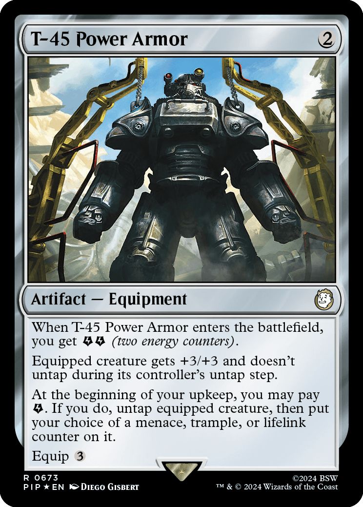 (英)【Surge-Foil】T-45パワーアーマー / T-45 Power Armor【PIP】 No.0673