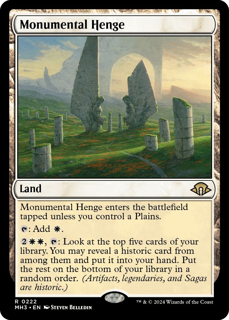 (英)記念碑的列石 / Monumental Henge【MH3】 No.222