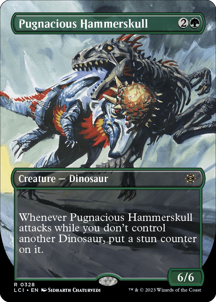 (英)好戦的な槌頭 / Pugnacious Hammerskull ★ボーダーレス★(恐竜) 【LCI】 No.328
