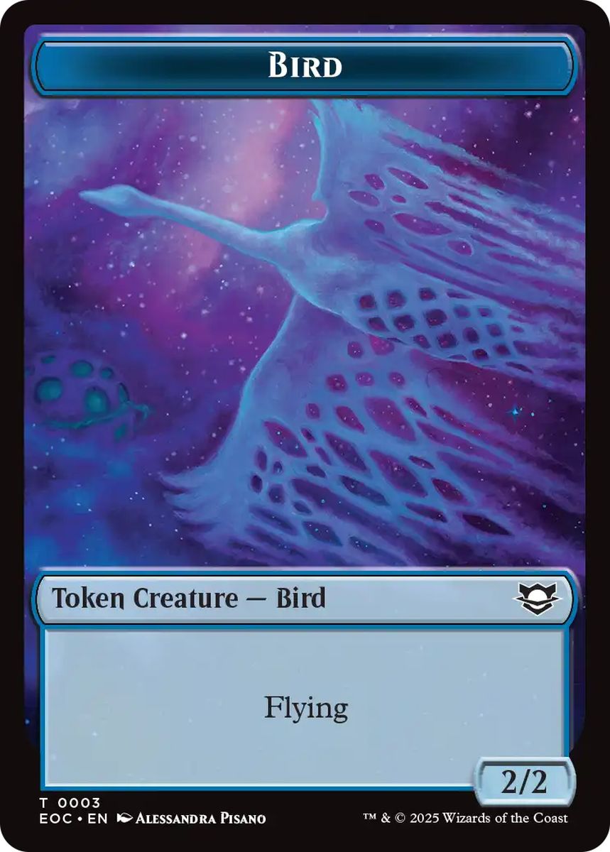 (英)鳥トークン / Bird Token No.003 - ゴーレムトークン / Golem Token【EOC-TOKEN】 No.012