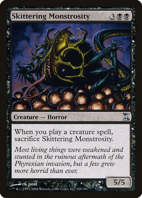 (英)【Foil】走り回る大怪物 / Skittering Monstrosity【TSP】 No.129