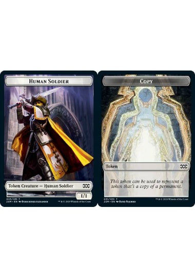 (英)【Foil】人間・兵士トークン / Human Soldier TokenNo.005 - コピートークン / Copy Token【2XM-TOKEN】 No.031