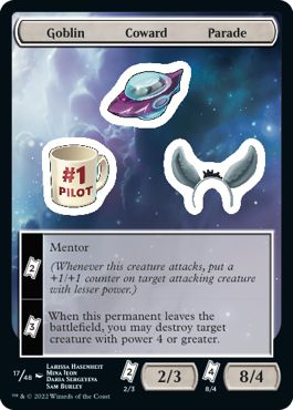 (英)Goblin Coward Parade Sticker【UNF-STICKER】 No.017
