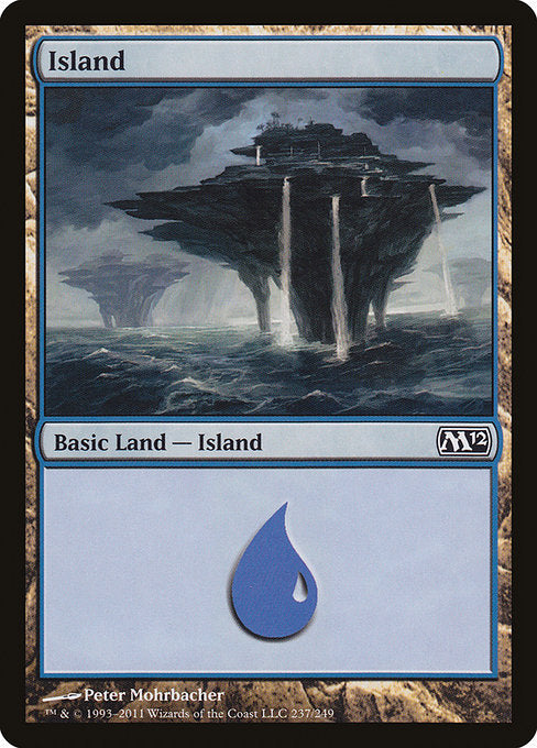 (英)【Foil】島 / Island【M12】 No.237