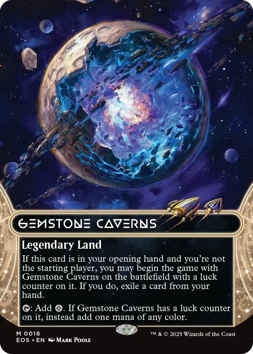 (英)【Foil】宝石の洞窟 / Gemstone Caverns ★ボーダーレス★(「星景」) 【EOS】 No.016