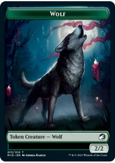 (英)狼トークン / Wolf Token【MID-TOKEN】 No.013