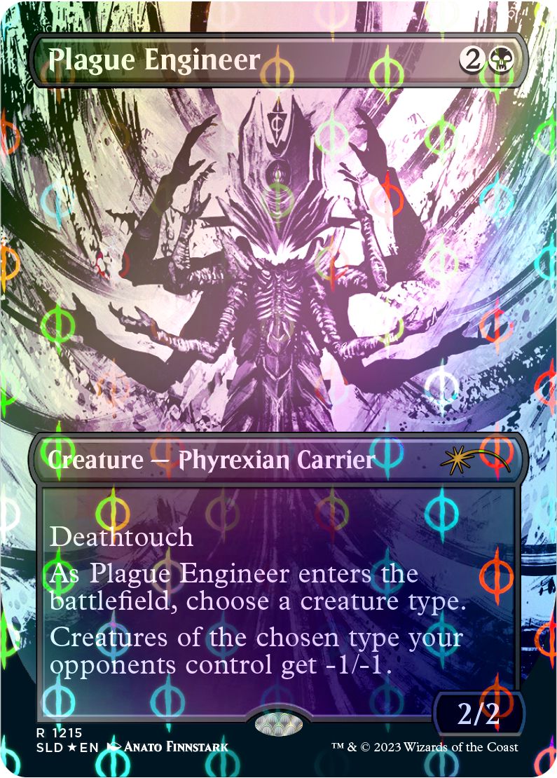 (英)【ステップ・アンド・コンプリートFoil】疫病を仕組むもの / Plague Engineer【SLD】 Showcase: All Will Be One Step-and-Compleat Edition No.1215