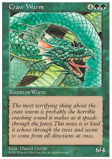 (英)大喰らいのワーム / Craw Wurm【5ED】 No.286