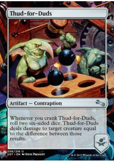 (英)【Foil】Thud-for-Duds 【UST】 No.206
