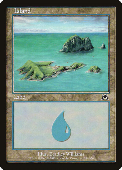 (英)【Foil】島 / Island【ONS】 No.336