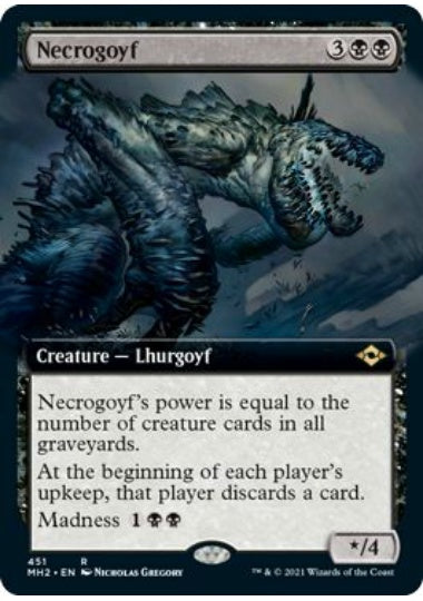 (英)【Foil】ネクロゴイフ / Necrogoyf ★拡張枠★ 【MH2】 No.451