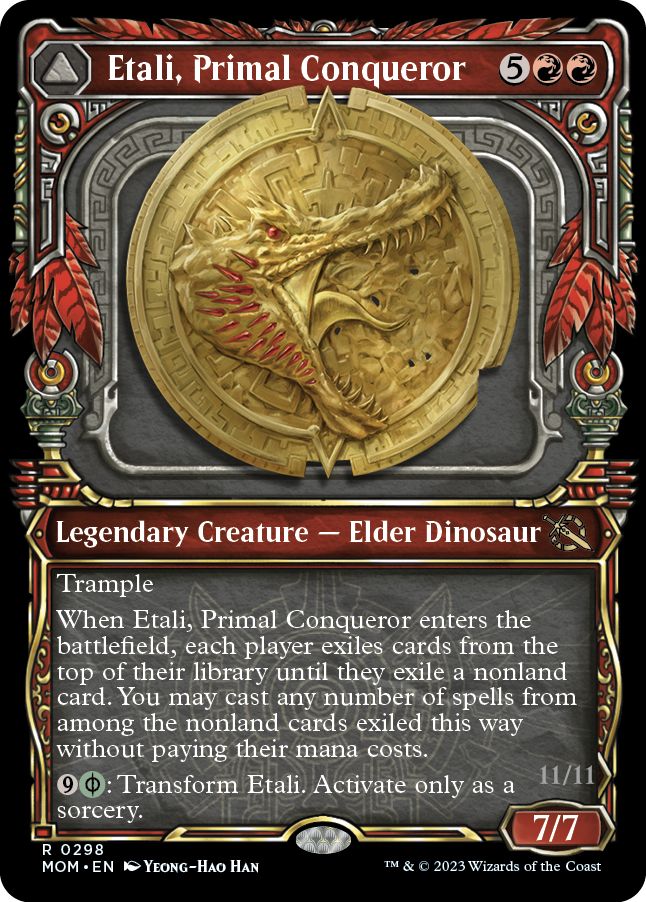 (英)原初の征服者、エターリ / Etali, Primal Conqueror - 原初の病、エターリ / Etali, Primal Sickness ★ショーケース枠★(次元ブースター・ファン) 【MOM】 No.298