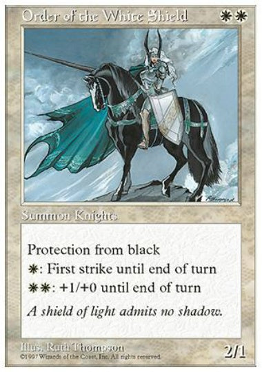 (英)白き盾の騎士団 / Order of the White Shield【5ED】 No.049