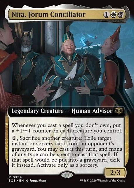 (英)【Foil】公開討論所の調停士、ニータ / Nita, Forum Conciliator ★拡張枠★ 【SOS】 No.354