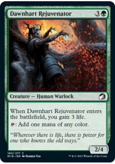(英)【Foil】ドーンハルトの再生者 / Dawnhart Rejuvenator【MID】 No.180