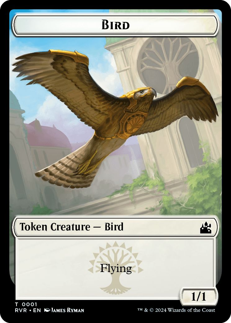 (英)鳥トークン / Bird Token【RVR-TOKEN】 No.001