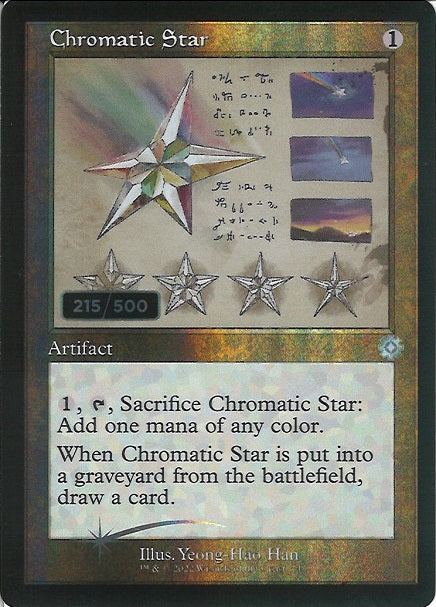 (英)【DR-Foil】彩色の星 / Chromatic Star【BRR】 設計図カード(シリアルNo:215) No.074