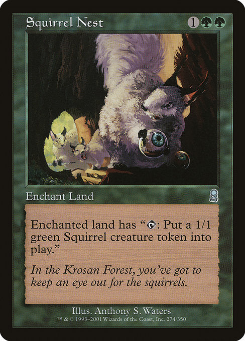 (英)【Foil】リスの巣 / Squirrel Nest【ODY】 No.274