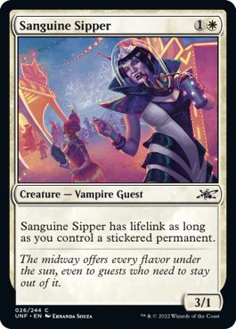 (英)【Foil】Sanguine Sipper【UNF】 No.026