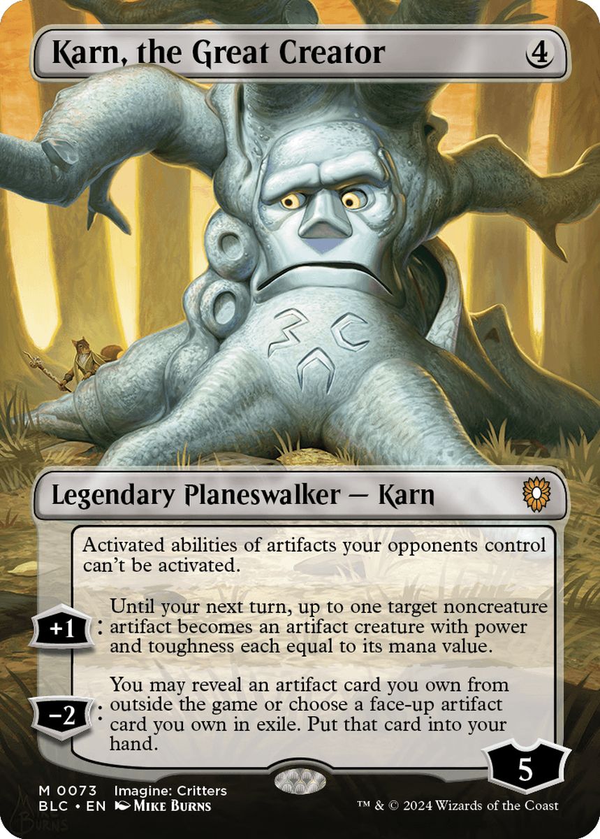 (英)大いなる創造者、カーン / Karn, the Great Creator ★ボーダーレス★(イマジン：勇敢なる生き物たち) 【BLC】 No.073