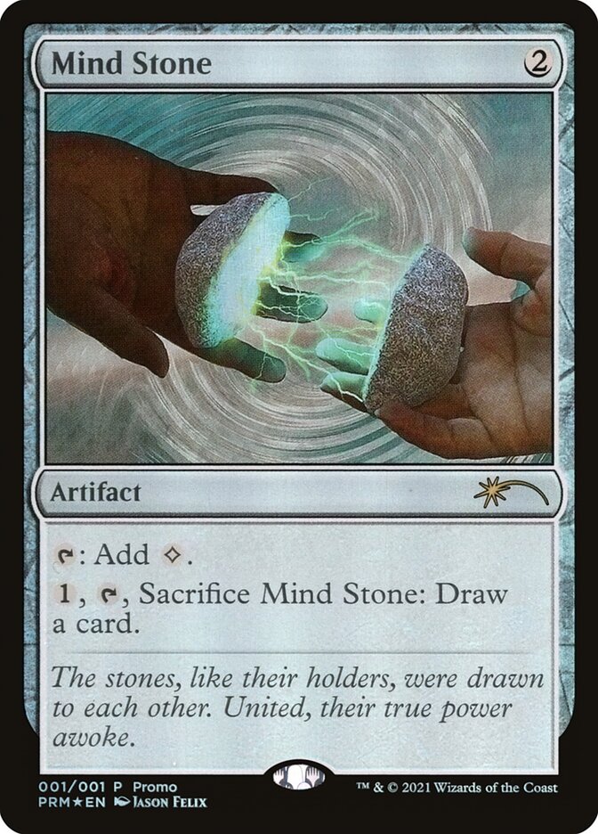 (英)【Foil】精神石 / Mind Stone【PRM】マジック公認店舗応援キャンペーンプロモ No.120