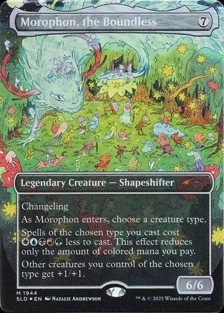 【統率者提示用カード】(英)限りないもの、モロフォン / Morophon, the Boundless【SLD】 Secret Lair Commander Deck: Everyone's Invited No.1944