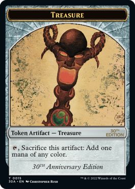 (英)宝物トークン / Treasure Token【30A-TOKEN】 No.015