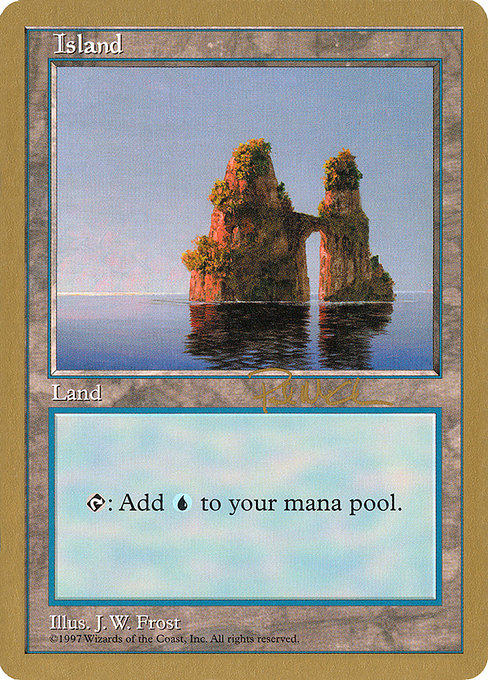 (英)島 / Island【WC97】 World Championship Decks 1997 Paul McCabe 金枠 No.104