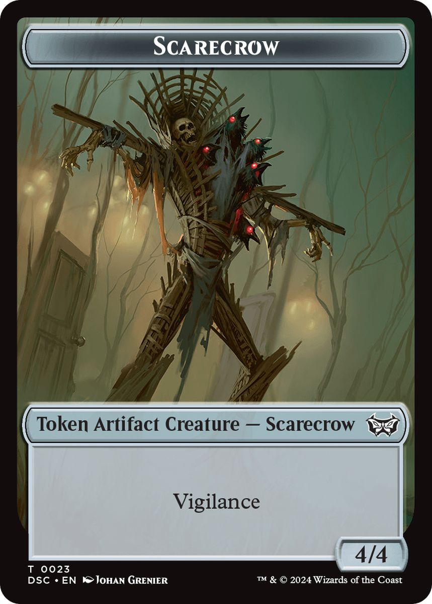 (英)カカシトークン / Scarecrow Token No.023 - 光霊トークン / Glimmer Token【DSC-TOKEN】 No.004