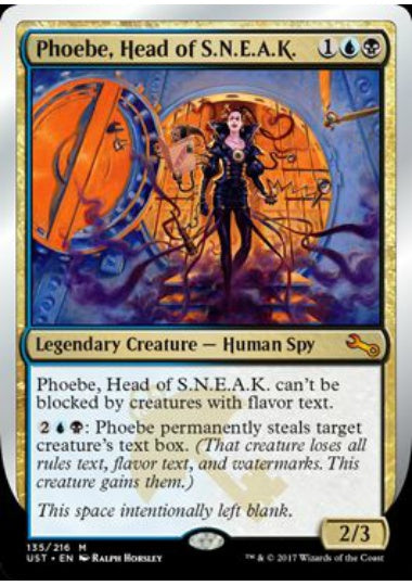 (英)【Foil】Phoebe, Head of S.N.E.A.K. 【UST】 No.135