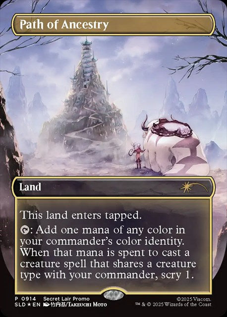 (英)【Foil】祖先の道 / Path of Ancestry【SLD】 Secret Lair x Avatar: The Last Airbender Superdrop No.914
