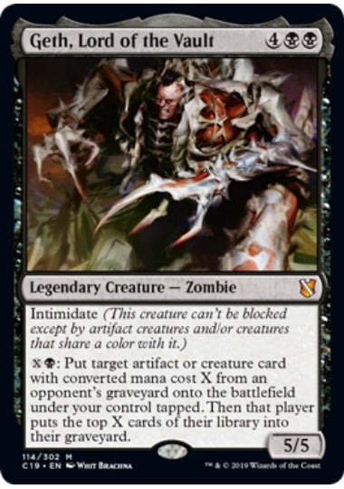 (英)大霊堂の王、ゲス / Geth, Lord of the Vault【C19】 No.114