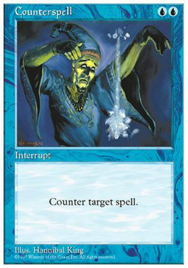 (英)対抗呪文 / Counterspell【5ED】 No.077