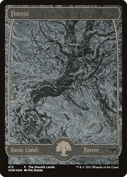 (英)【Foil】森 / Forest【VOW】The Moonlit Lands No.412