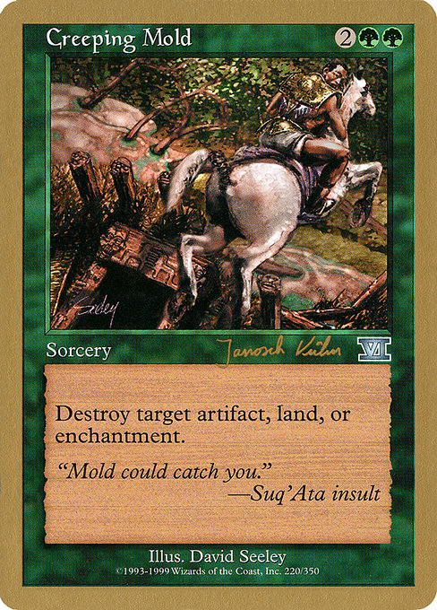 (英)忍び寄るカビ / Creeping Mold【WC00】 World Championship Decks 2000 Janosch Kuhn 金枠 No.052