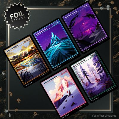(英)PixelSnowLands.jpg Foil Etched Edition 【BOX】 ※発送方法は「ゆうパック」を選択してください。