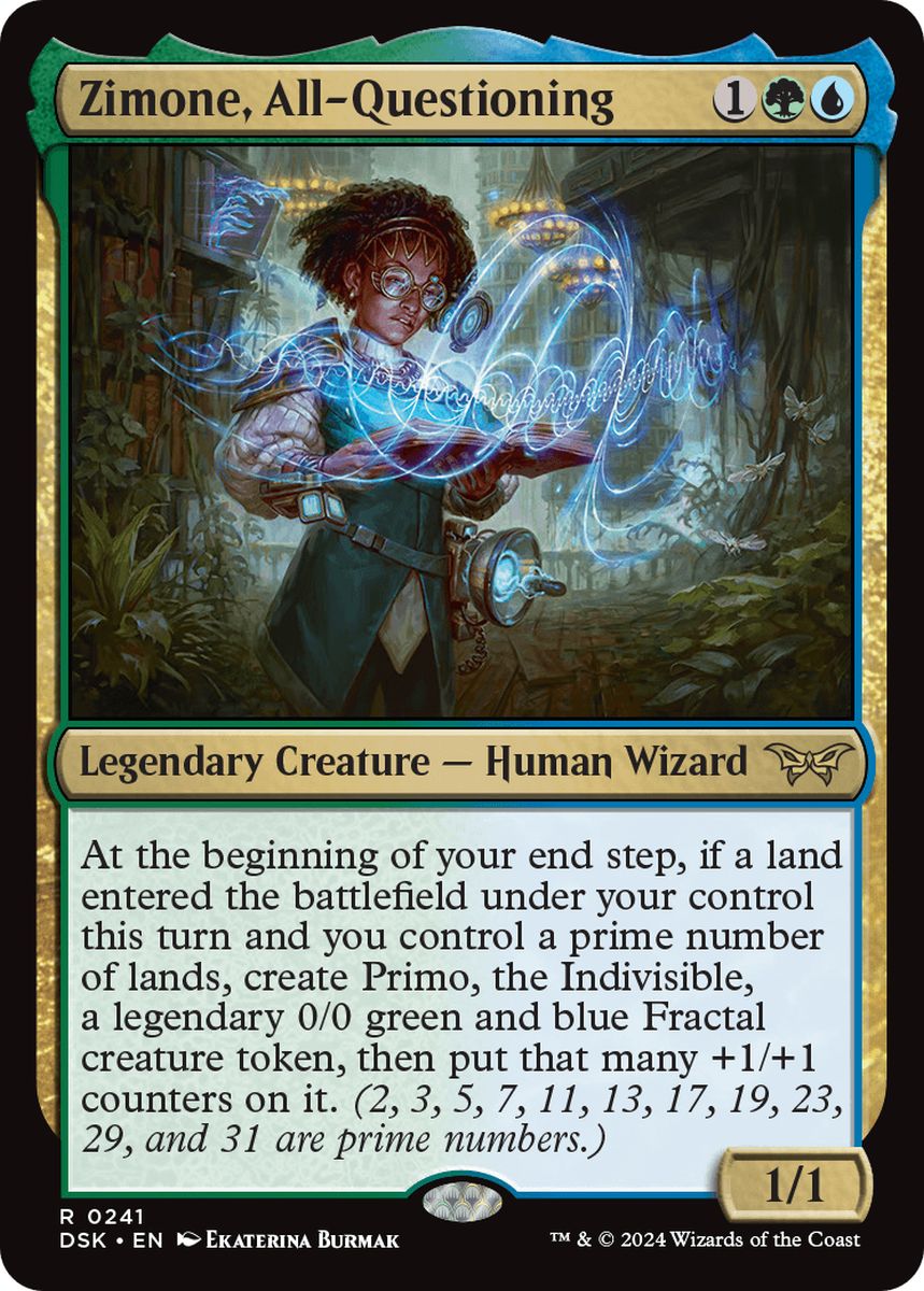 (英)すべてを疑う者、ジモーン / Zimone, All-Questioning【DSK】 No.241