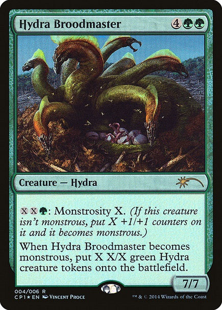 (英)【Foil】ハイドラの繁殖主 / Hydra Broodmaster【PRM】M2015 クラッシュパックプロモ No.015