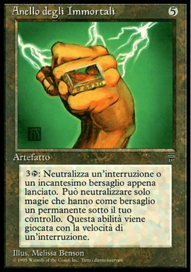 (イタリア語)Anello degli Immortali / Ring of Immortals【LEG】 No.293