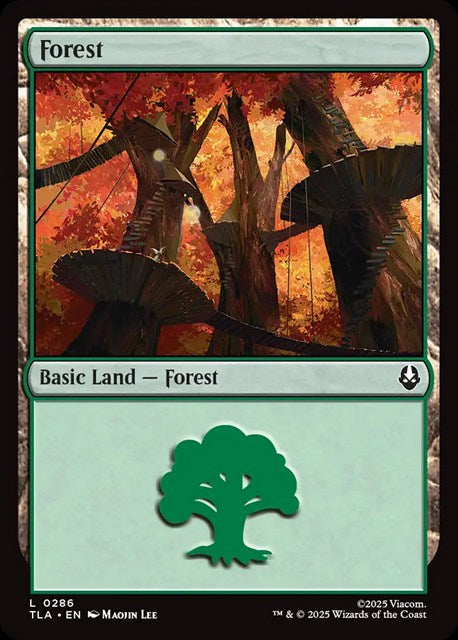 (英)【Foil】森 / Forest【TLA】 No.286