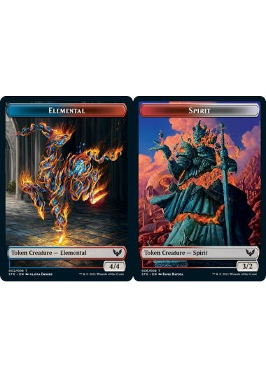 (英)エレメンタルトークン / Elemental Token No.002 - スピリットトークン / Spirit Token【STX-TOKEN】 No.006