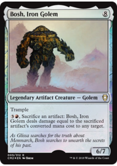 (英)【Foil】鉄のゴーレム、ボッシュ / Bosh, Iron Golem【CMDANTHO2】 No.005