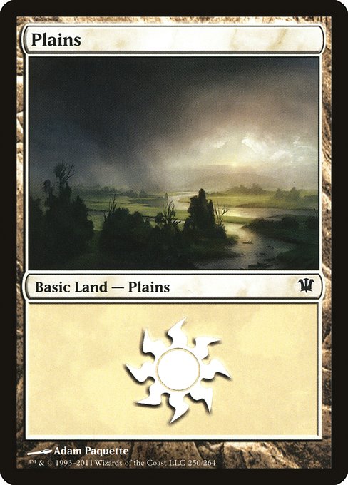 (英)【Foil】平地 / Plains【ISD】 No.250