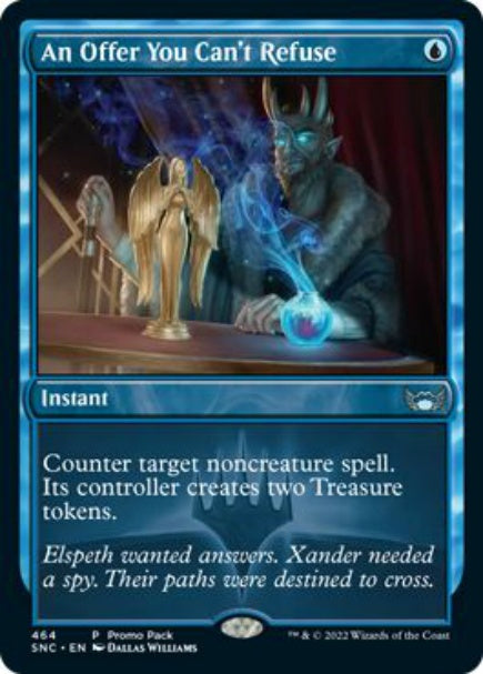 (英)【Foil】断れない提案 / An Offer You Can't Refuse【SNC】プロモパックプロモ No.464