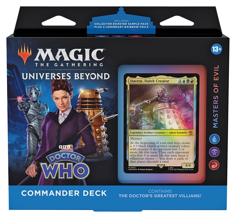 (英)ドクター・フー 統率者デッキ「悪の支配者」 / Doctor Who Commander Deck "Masters of Evil"【BOX】 ※発送方法は「ゆうパック」を選択してください。