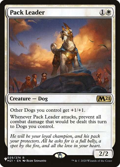(英)群れを導くもの / Pack Leader【SLD-C24】 Secret Lair Commander Deck: Raining Cats and Dogs No.013