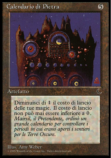 (イタリア語)Calendario di Pietra / Stone Calendar【DRK】 No.111