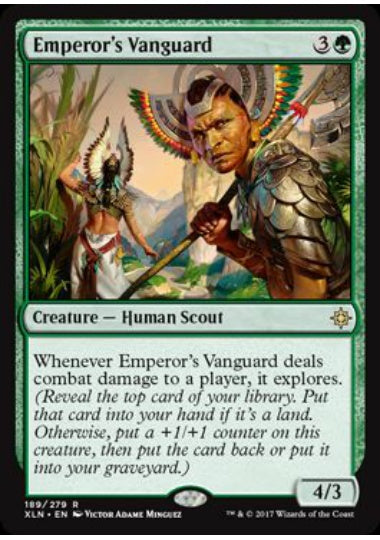 (英)【Foil】皇帝の先兵 / Emperor's Vanguard【XLN】 No.189